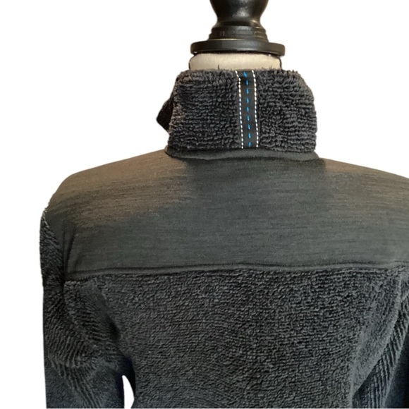 Kuhl Women’s Half Zip Pullover Sherpa Thumb Hole Sleeves, Dark Grey - Large 16F - Picture 13 of 13